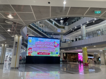 Quảng cáo trên màn hình LED tại Aeon Mall Hải Phòng Lê Chân