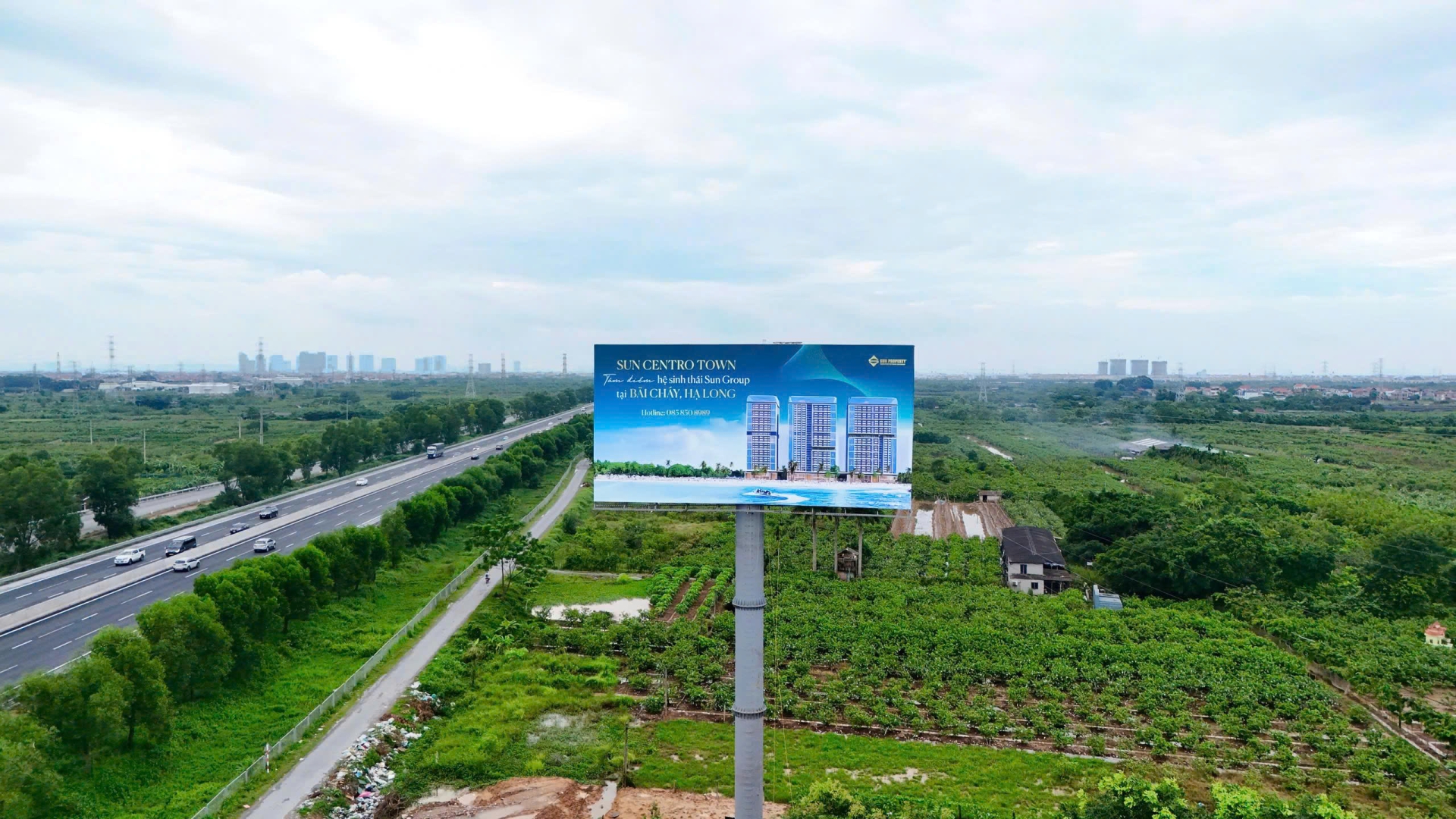 Hướng nh&igrave;n từ Hải Ph&ograve;ng đi H&agrave; Nội
